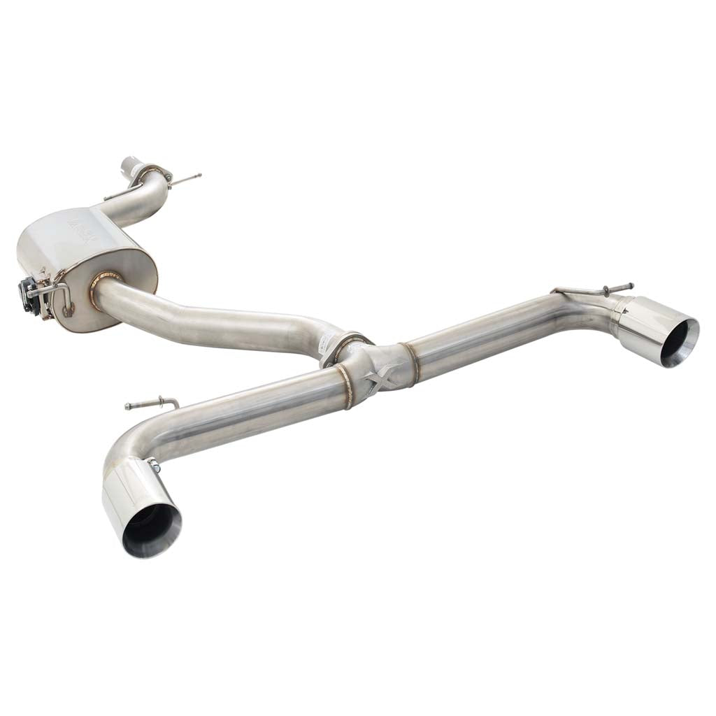 Volkswagen Golf GTI MK6 XFORCE 3" Catback Exhaust with Varex Centre - Polised SS