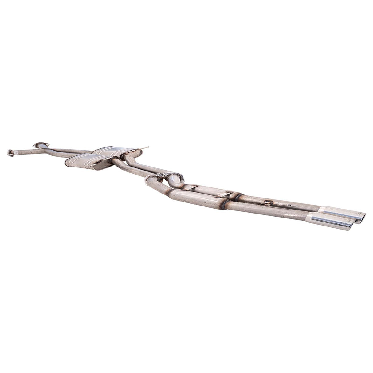 Holden Commodore VT-VZ V8 Sedan Twin 3" Cat-Back System Hotdog Rear- Raw Finish 409 S/S