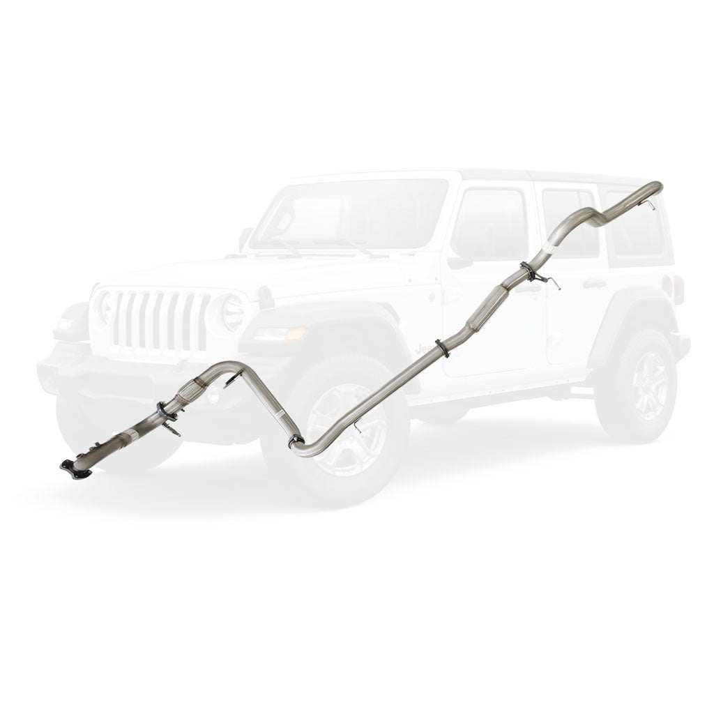 Jeep Wrangler JK 2010-2015 2.8L DPF 3 Inch Turbo Back Exhaust *** Limited Stock Made To Order ****