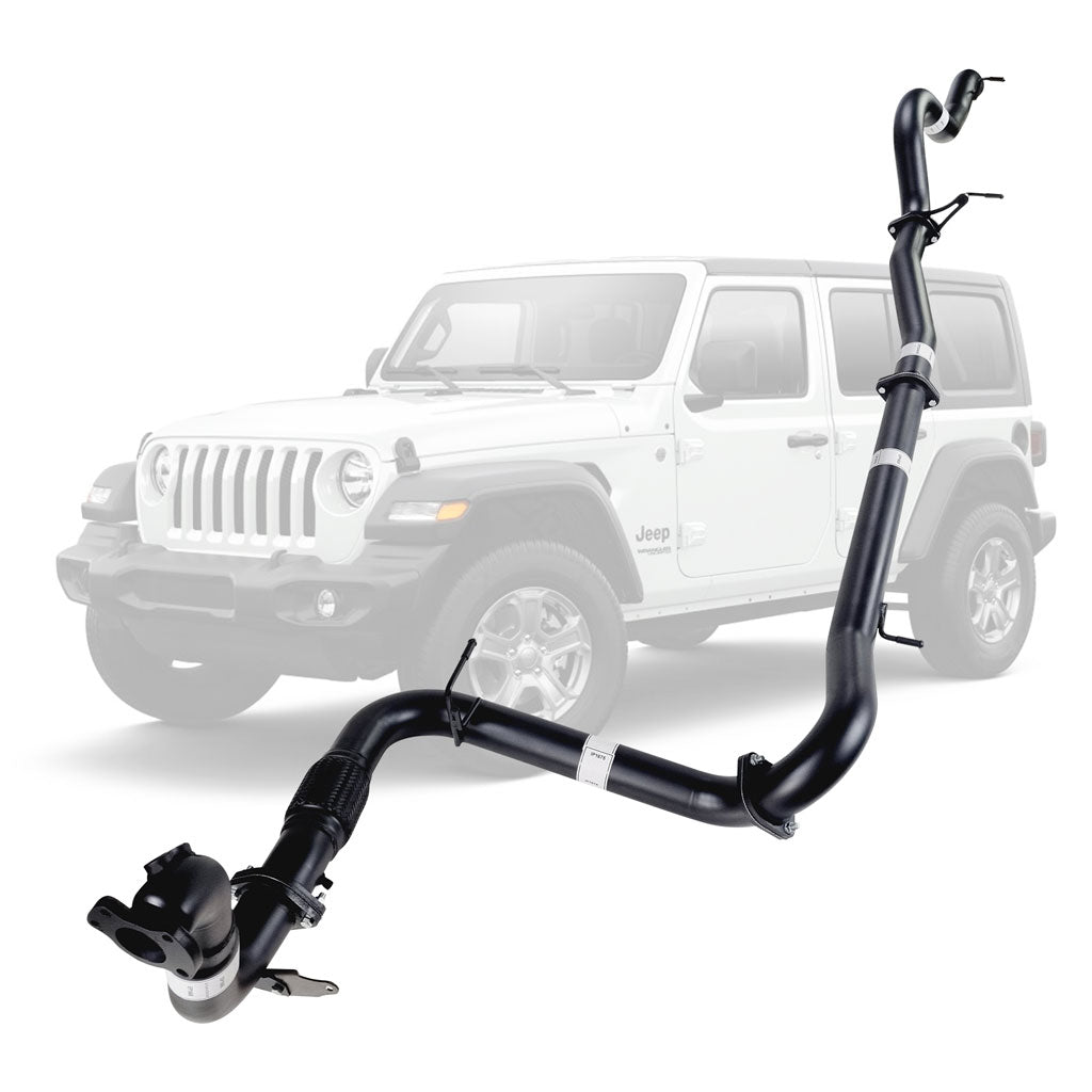 Jeep Wrangler JK 2010-2015 2.8L DPF 3 Inch Turbo Back Exhaust *** Limited Stock Made To Order ****