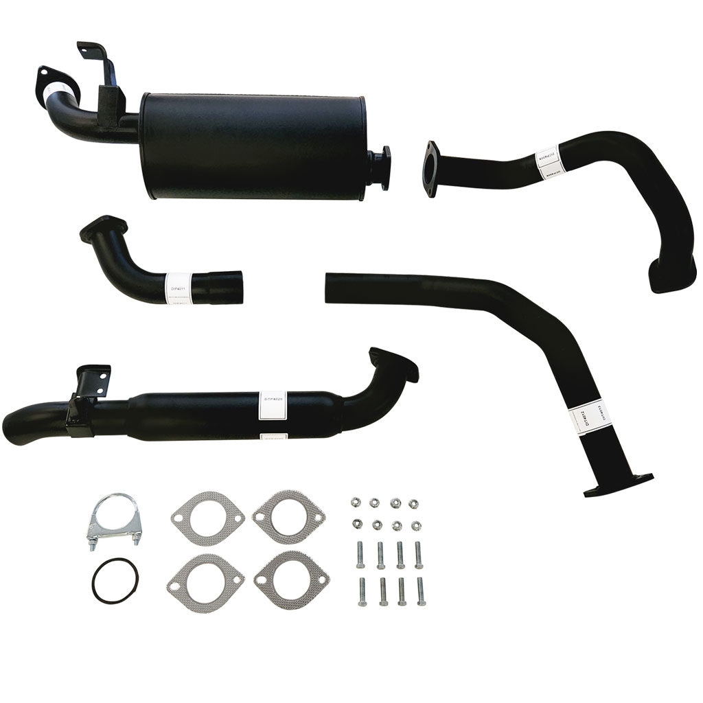 TOYOTA LANDCRUISER 80 SERIES FZJ80R 4.5L PETROL 92 - 98 - 2 1/2" KIT WITH MUFFLER AND HOTDOG