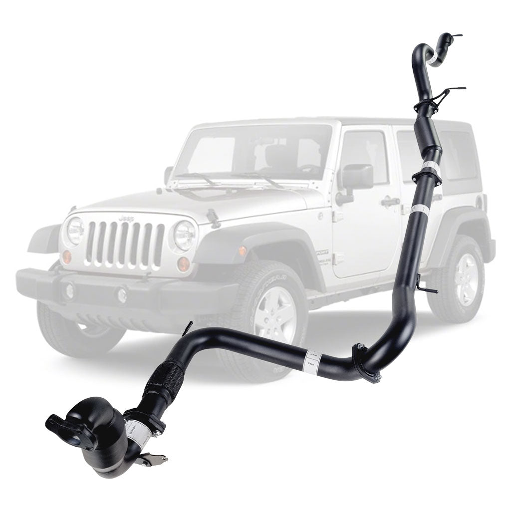 Jeep Wrangler JK 2007-2010 2.8L CRD 3 Inch Turbo Back Exhaust *** Limited Stock Made To Order ****
