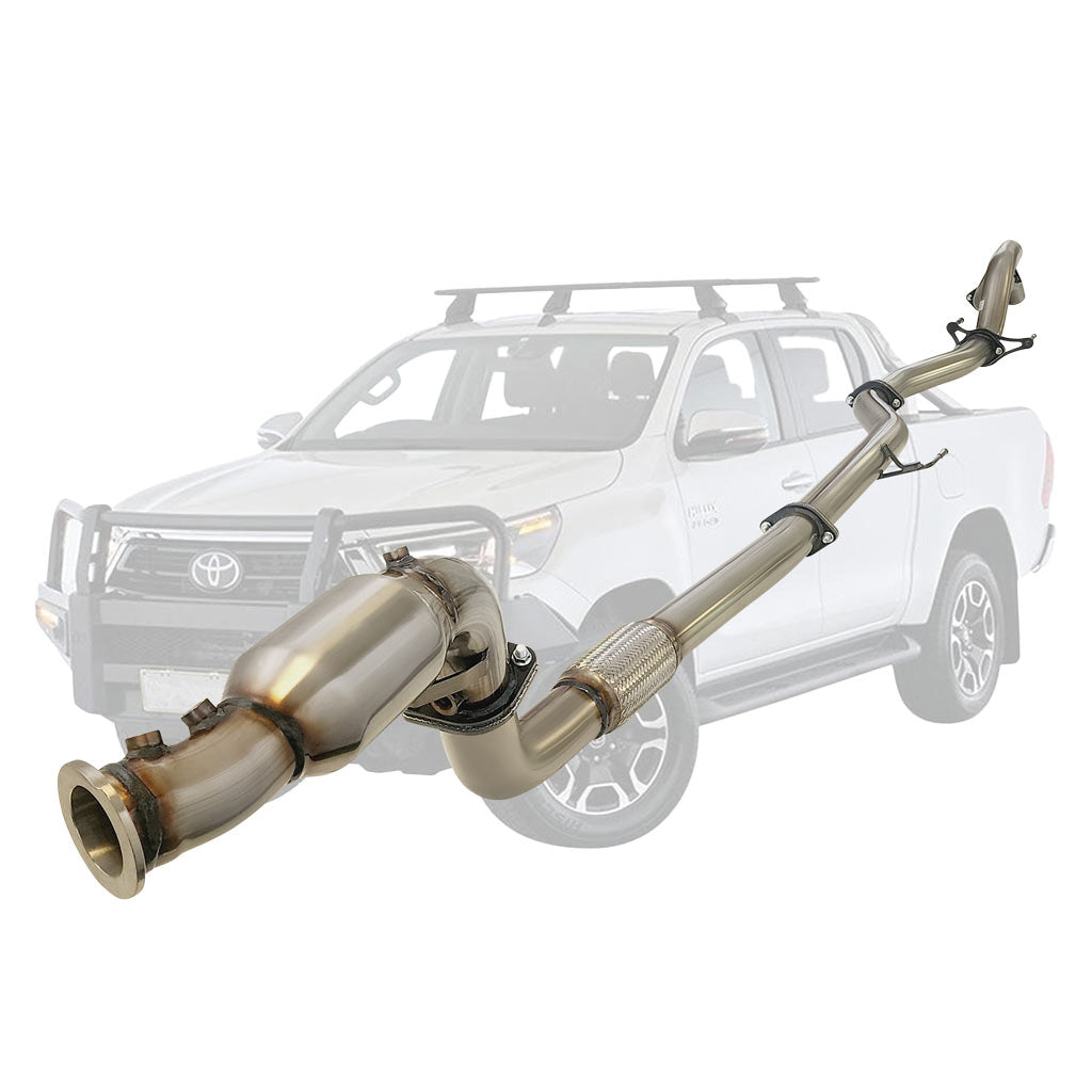 Toyota Hilux N80 1DG-FTV 2.8L 4Cyl - October 2015-ON Turbo Back (DPF Model)