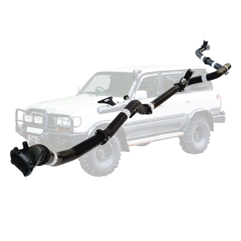 Toyota Landcruiser 80 Series 4.2L 1HD 3 Inch Turbo Back Exhaust with Cast Dump Pipe 1990 - 1998