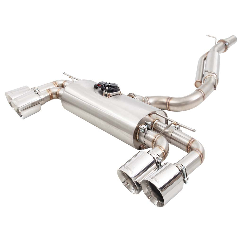 AUDI S3 8V Hatch Varex Valved Cat Back Exhaust System Including SmartBox Control Kit
