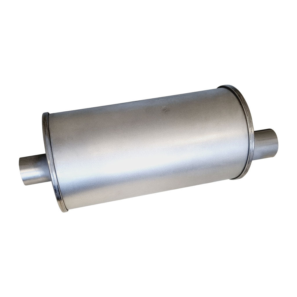 6" Round Offset/Offset Lefthand Rotation Configurations Universal Mufflers | Aluminised | Select Your Size Length and Internal Options