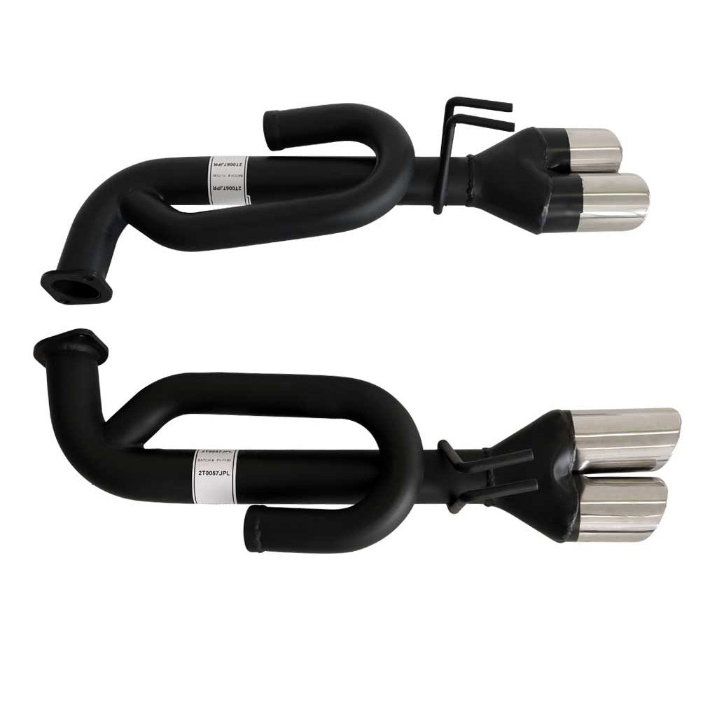 HOLDEN COMMODORE VE SEDAN & WAGON TWIN REAR 2 1/2" J-PIPES KIT WITH TYP005/6 TIPS