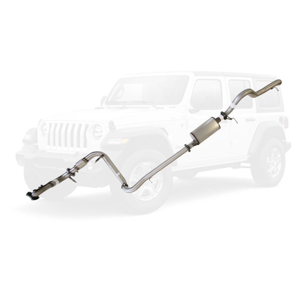Jeep Wrangler JK 2010-2015 2.8L DPF 3 Inch Turbo Back Exhaust *** Limited Stock Made To Order ****