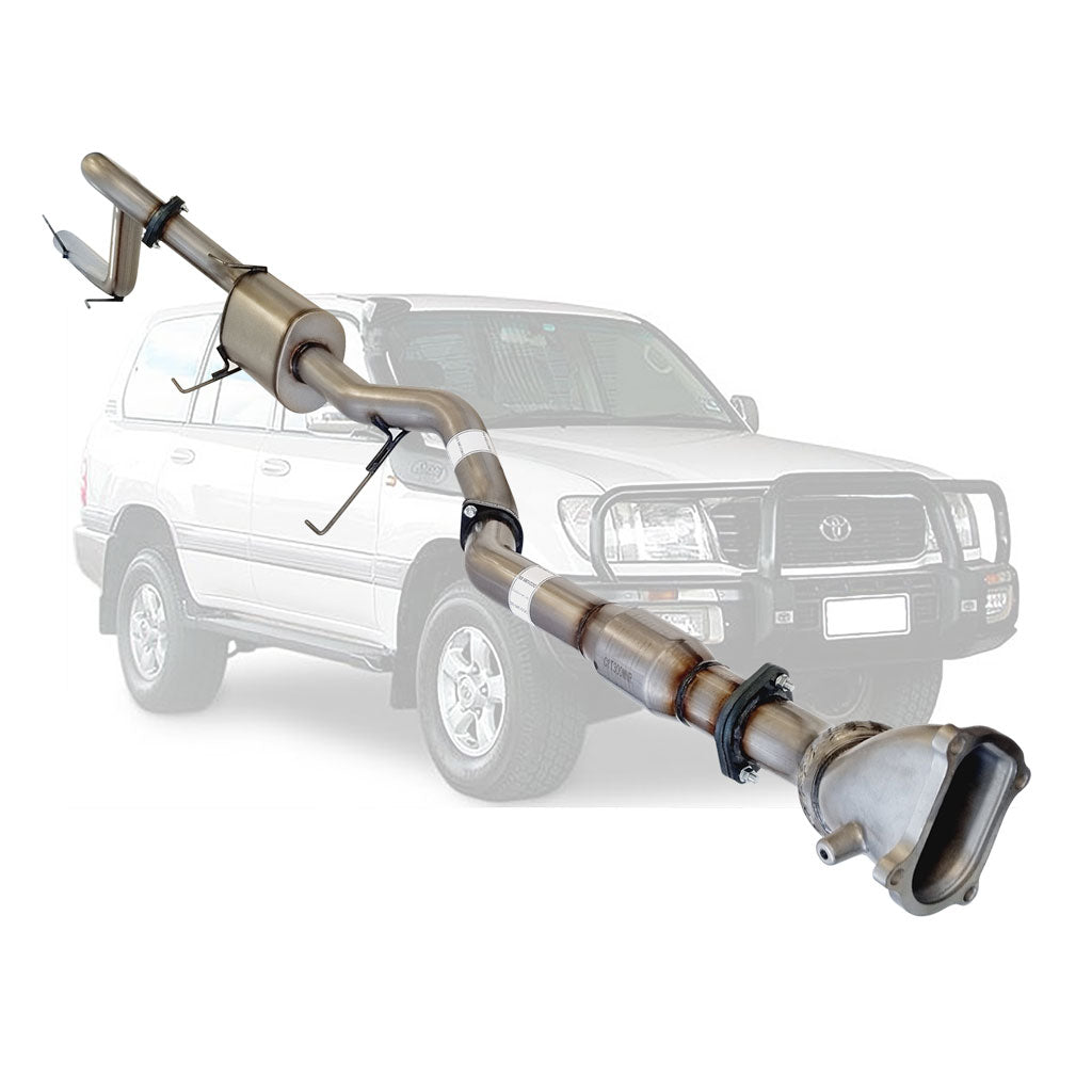 Toyota Landcruiser 100 Series HDJ100 1HD-FTE Wagon 3 Inch Turbo Back Exhaust