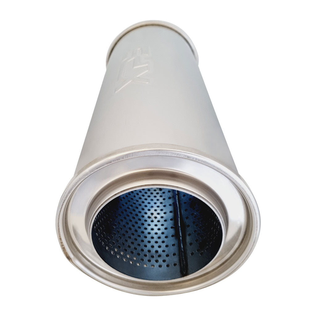 5" Round Centre/Centre Configurations Universal Mufflers | Stainless 304 | Select Your Size Length and Internal Options