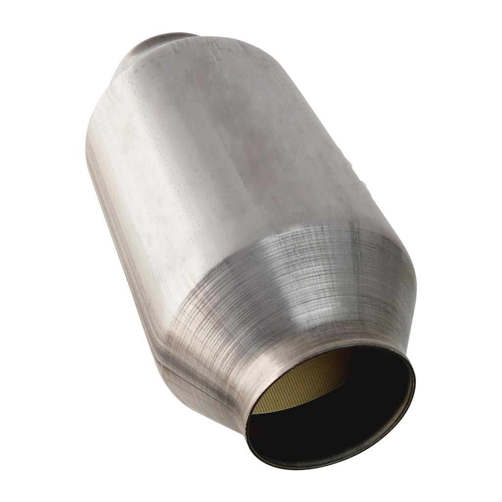 Universal Euro 6 Ceramic Core Catalytic Converter 4" Round Body - Available in 2", 2.25", and 2.5"