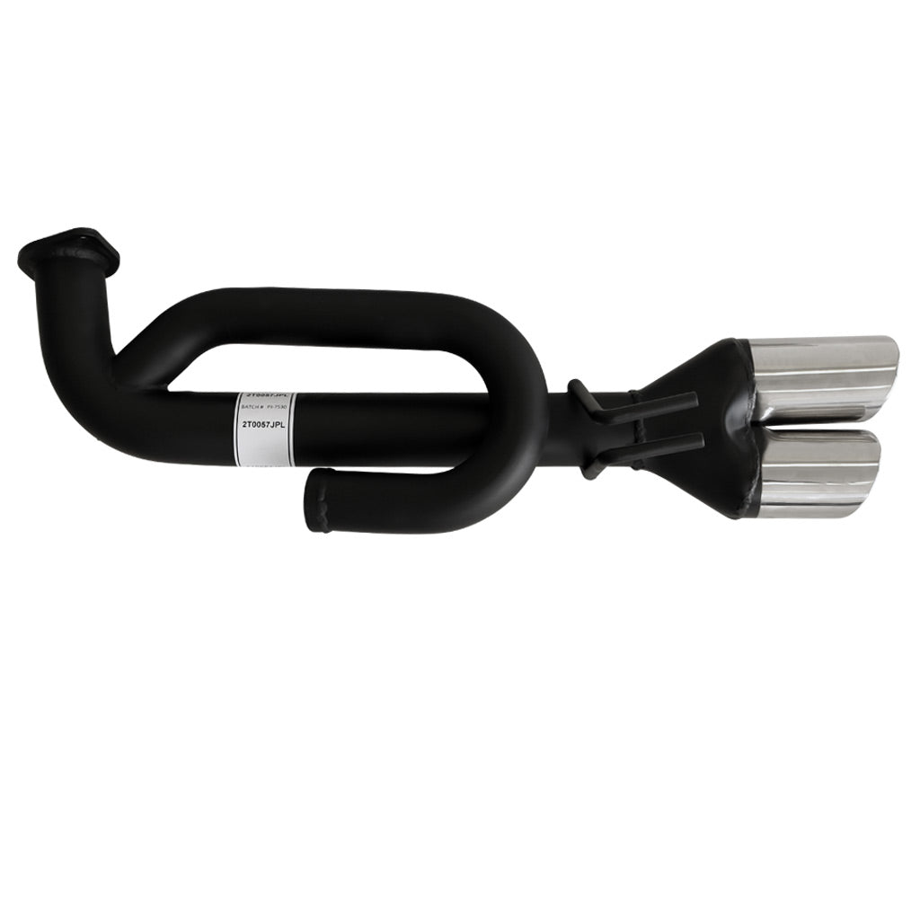HOLDEN COMMODORE VE SEDAN & WAGON TWIN REAR 2 1/2" J-PIPE KIT LHS WITH TYP005 TIP