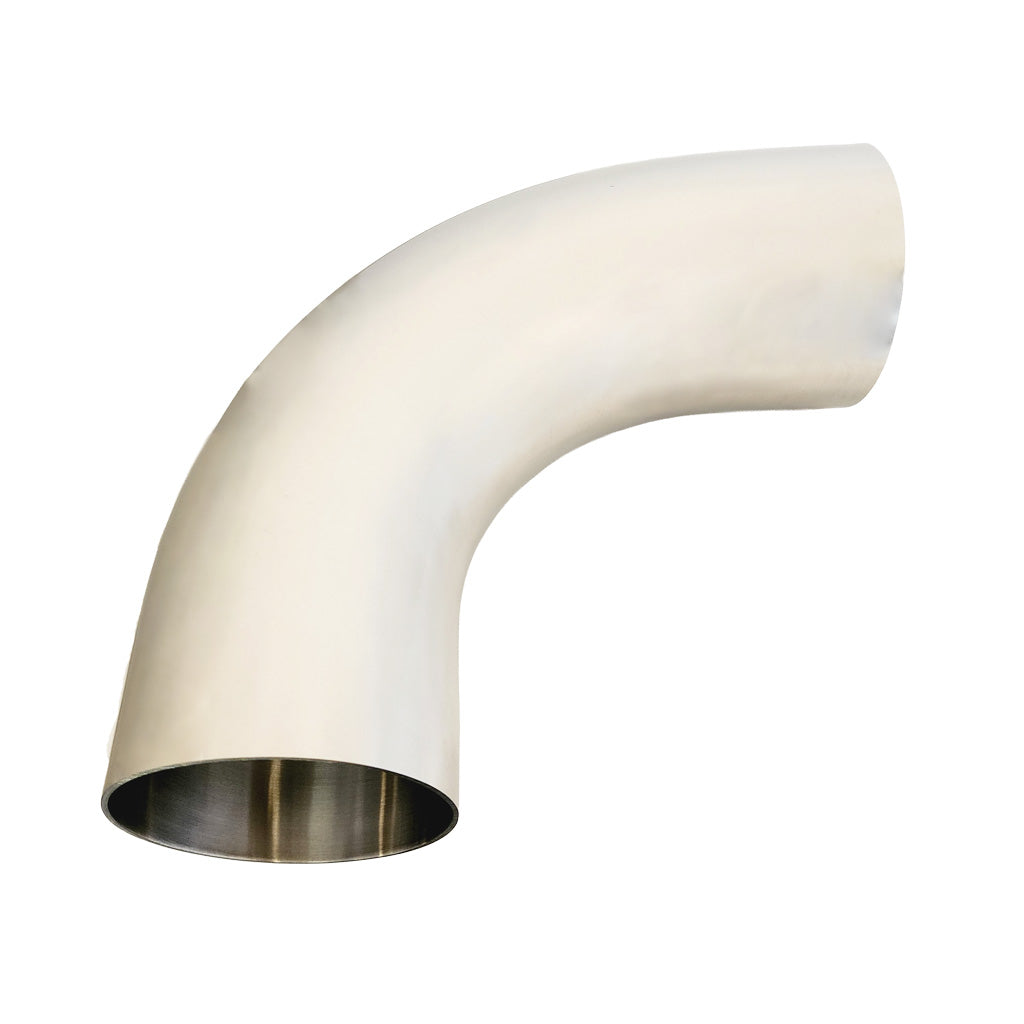 XPS 4 Inch (101.6mm) 90 Degree 1.5mm Polished 304 Stainless Steel