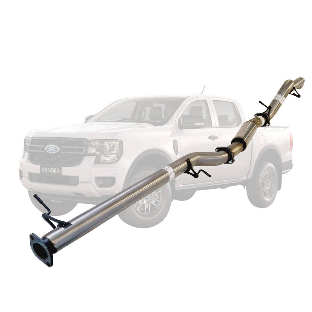 Ford Ranger Next Gen 2022 Onwards 2L BI-Turbo 3 Inch DPF Back Exhaust Not For ADBLUE models (Requires tunning After Fitment)