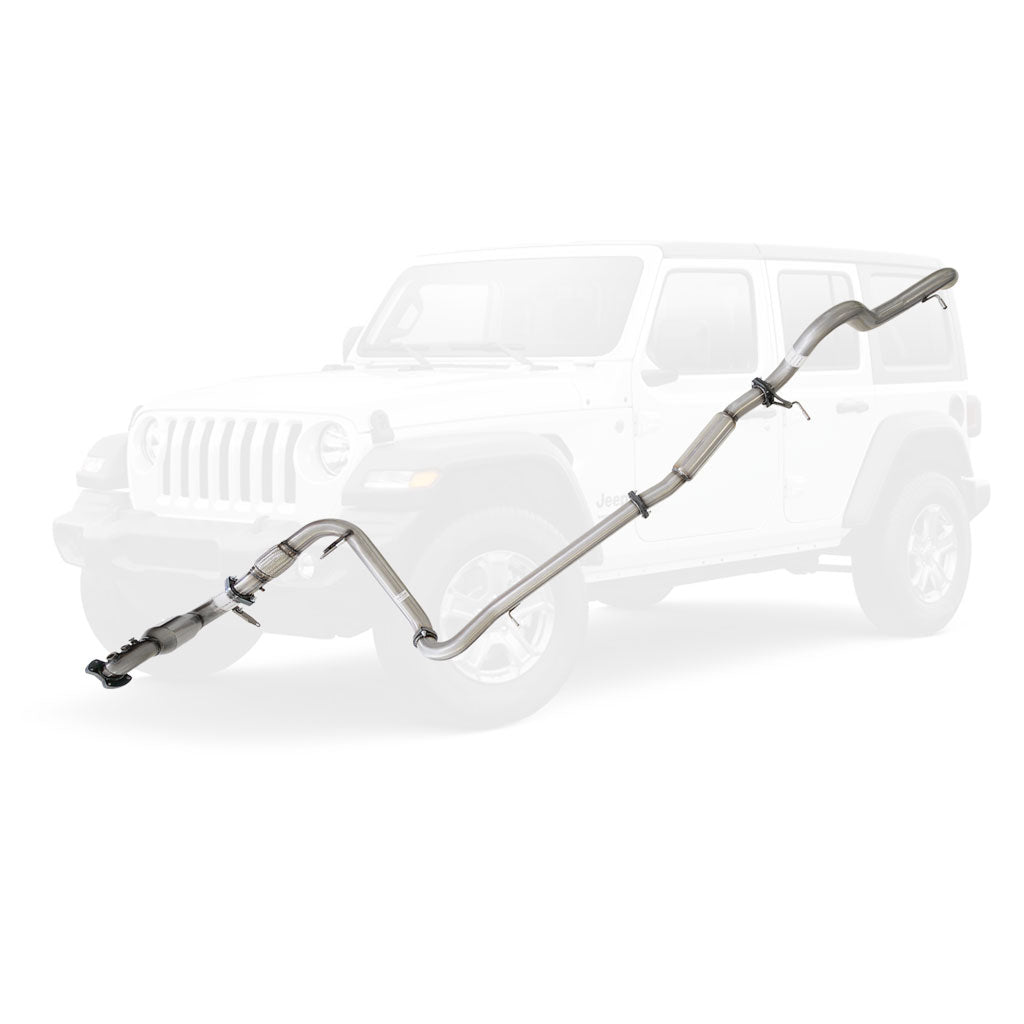 Jeep Wrangler JK 2010-2015 2.8L DPF 3 Inch Turbo Back Exhaust *** Limited Stock Made To Order ****
