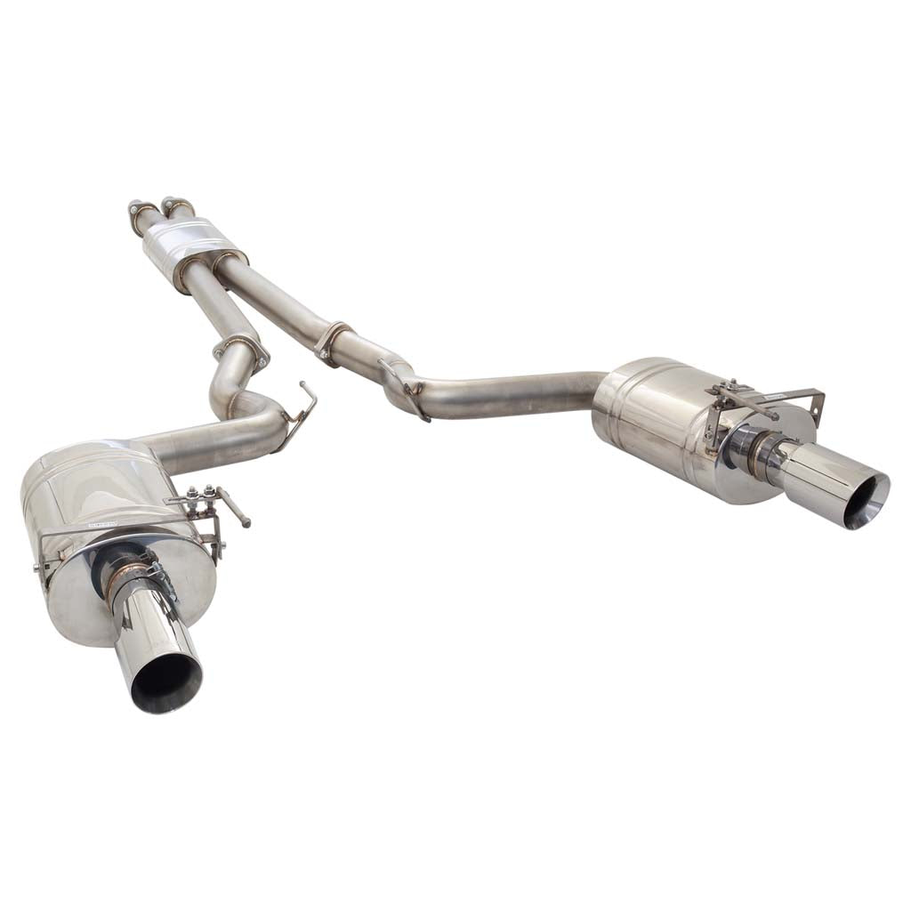 Ford S550 Mustang GT V8 Performance Cat Back System with Oval Rears