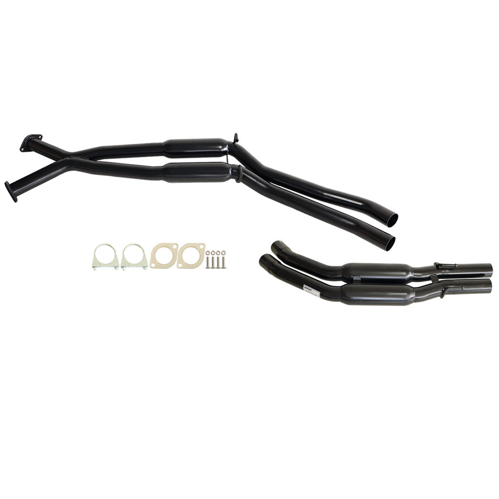 HOLDEN COMMODORE VT-VZ V6 & V8 SEDAN TWIN 2 1/2" KIT - INC XPIPE & EVERFLO HOTDOGS