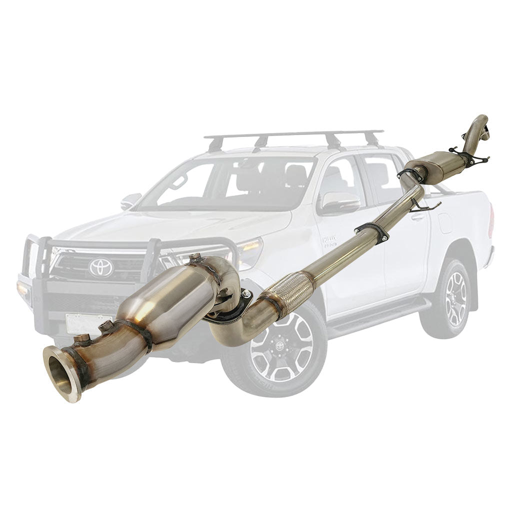 Toyota Hilux N80 1DG-FTV 2.8L 4Cyl - October 2015-ON Turbo Back (DPF Model)