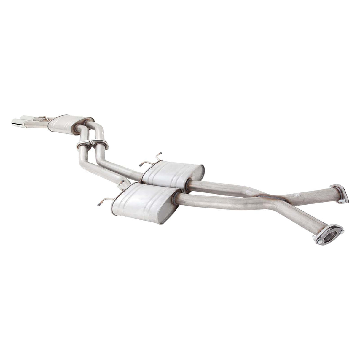 Holden Monaro V2 Cv8 5.7L V8 2001-03 XFORCE Twin 3" Catback Exhaust - Raw 409