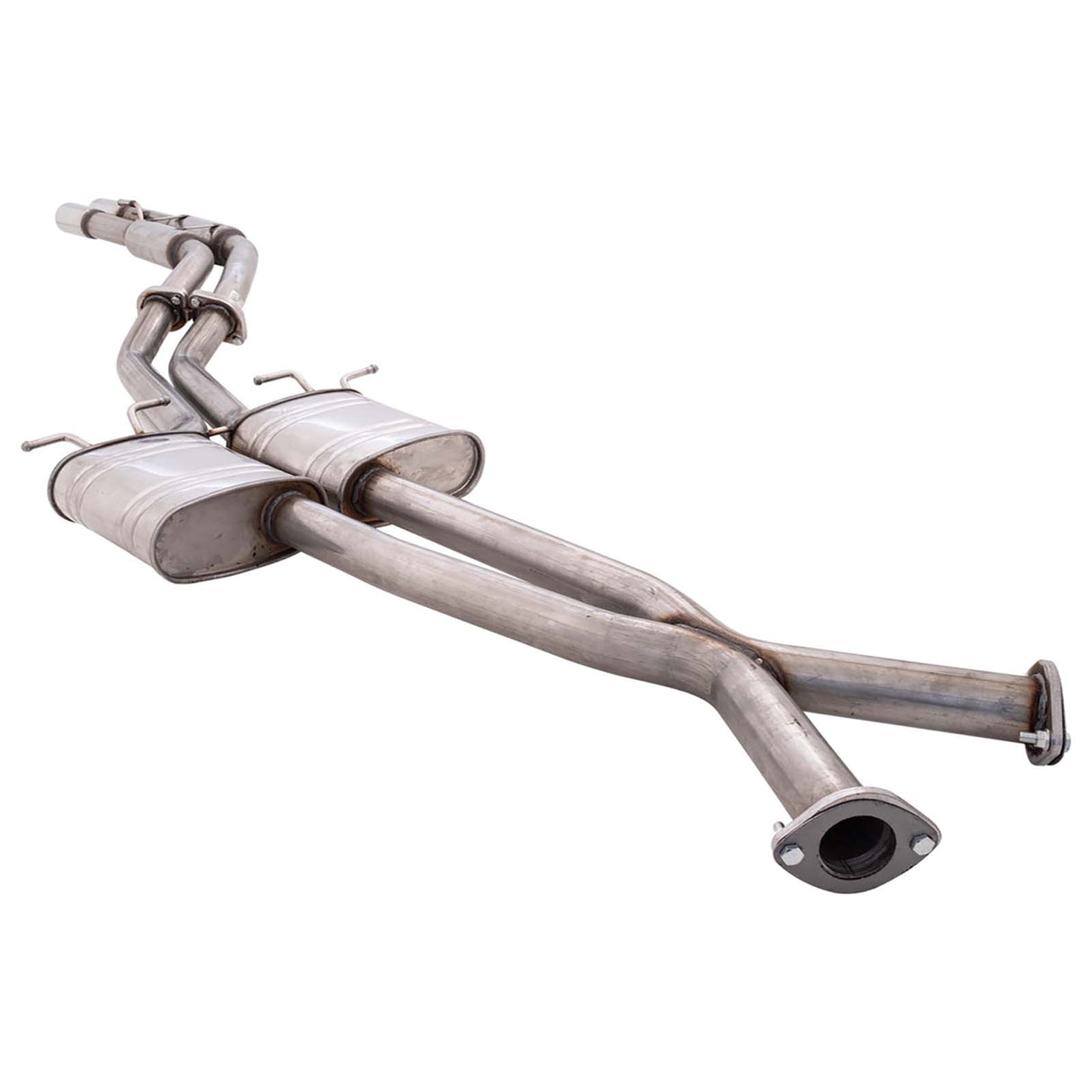 Commodore VT-VZ Ute XFORCE Twin 2.5" Catback Exhaust Raw 409 - Hotdog Rear