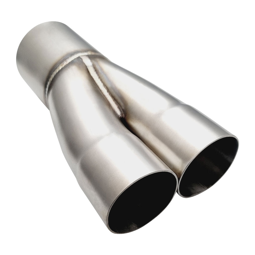 2 into 1 2 1/4" ID 3" OD 304 Stainless Merge Collector