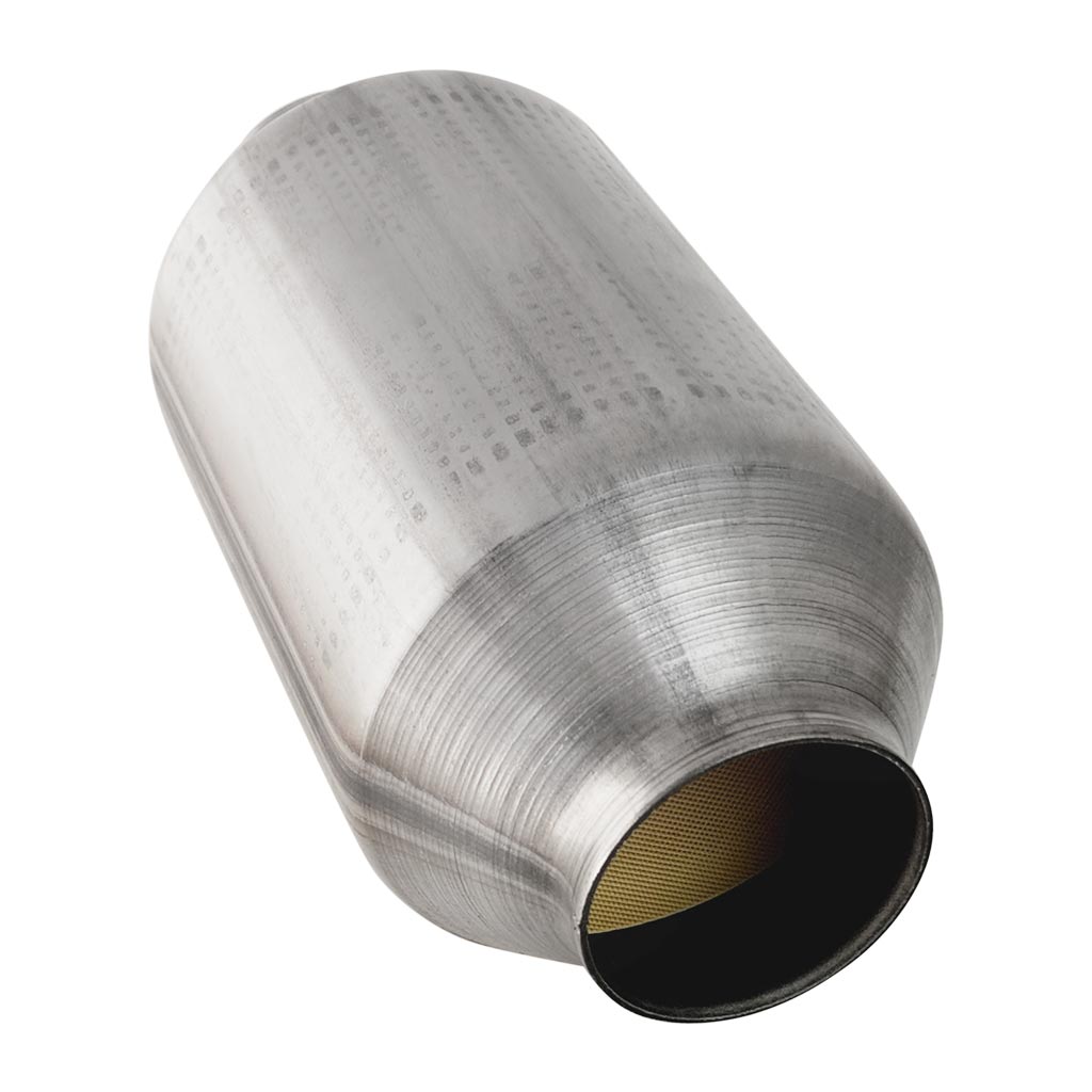 Universal Euro 6 Ceramic Core Catalytic Converter 4" Round Body - Available in 2", 2.25", and 2.5"