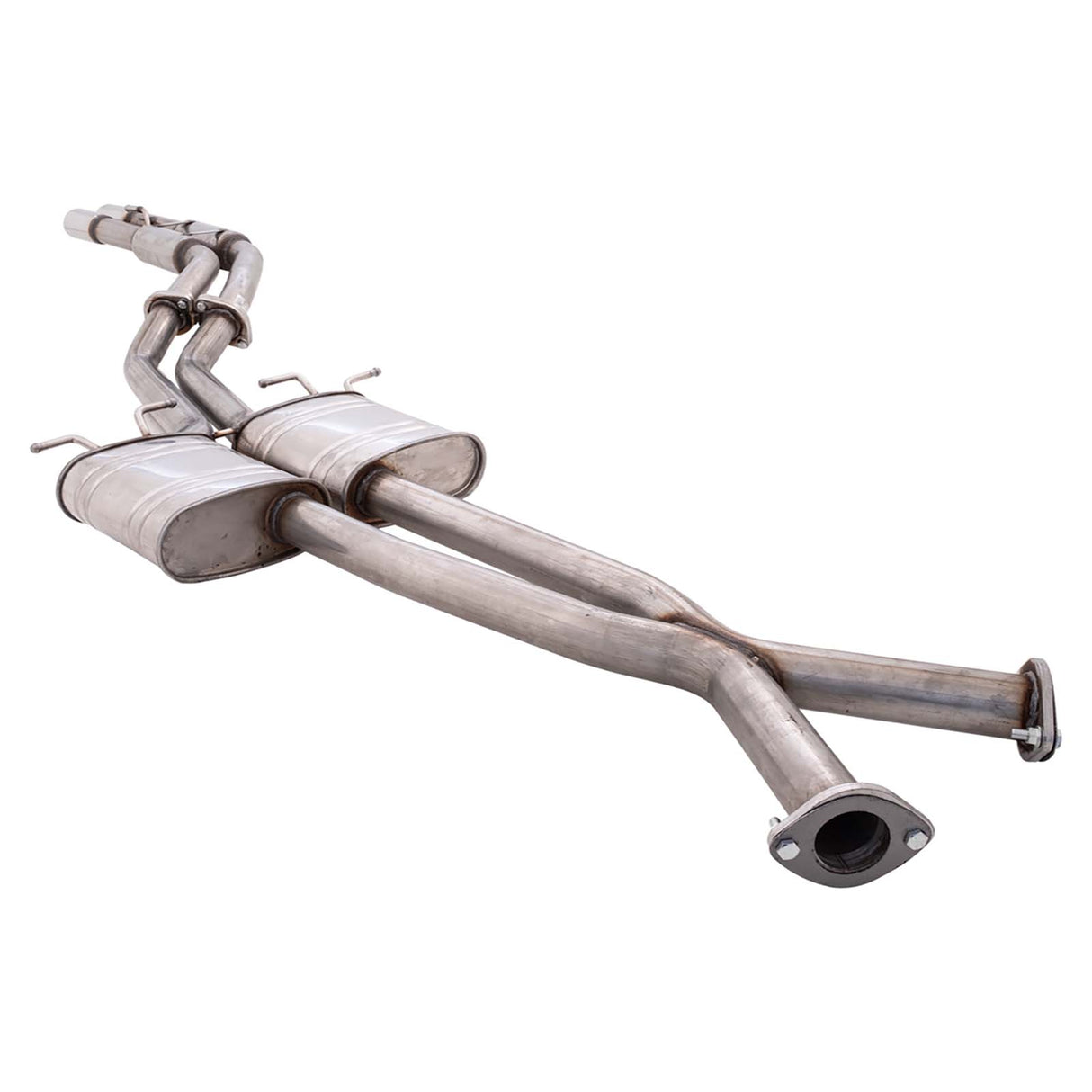 Holden Statesman WH WK WL XFORCE Twin 2.5" Catback Exhaust Hotdog Rear Raw 409