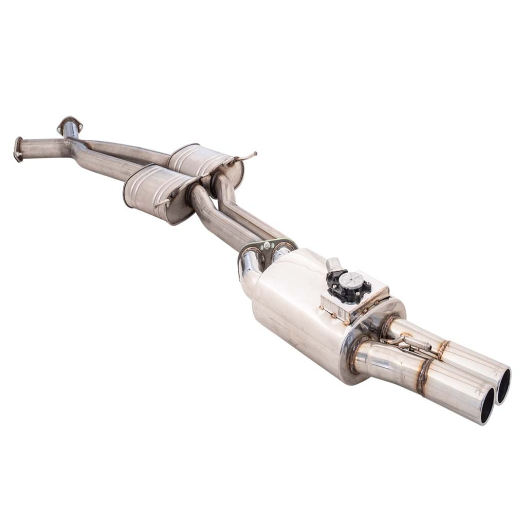 VT-VZ Commodore Sedan Twin 2.5" Cat Back 409 Stainless Front Muffler Varex Dual 3" Polished Stainless Rear