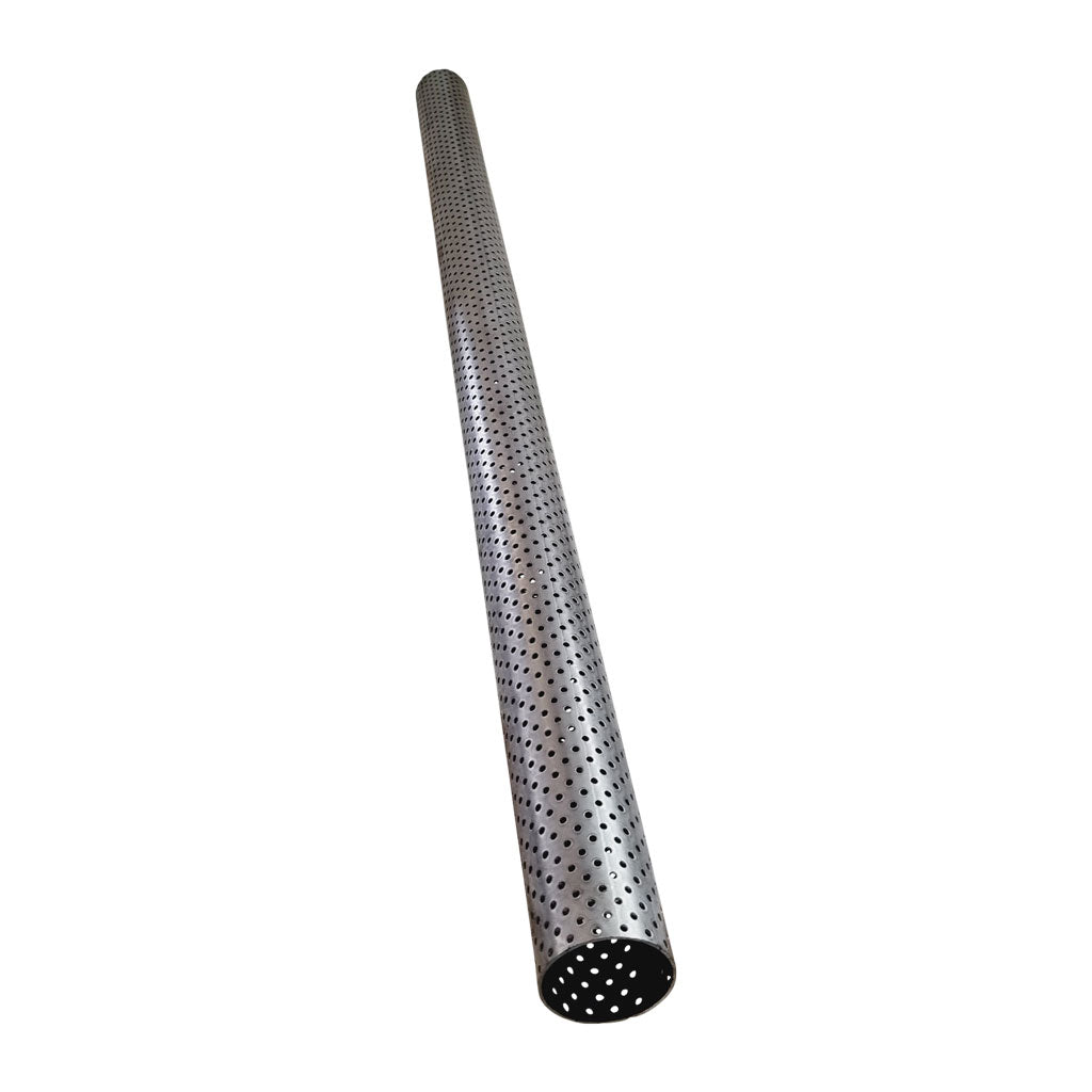 2" OD STAINLESS STEEL PERF TUBE 1M LENGTH 1.6MM