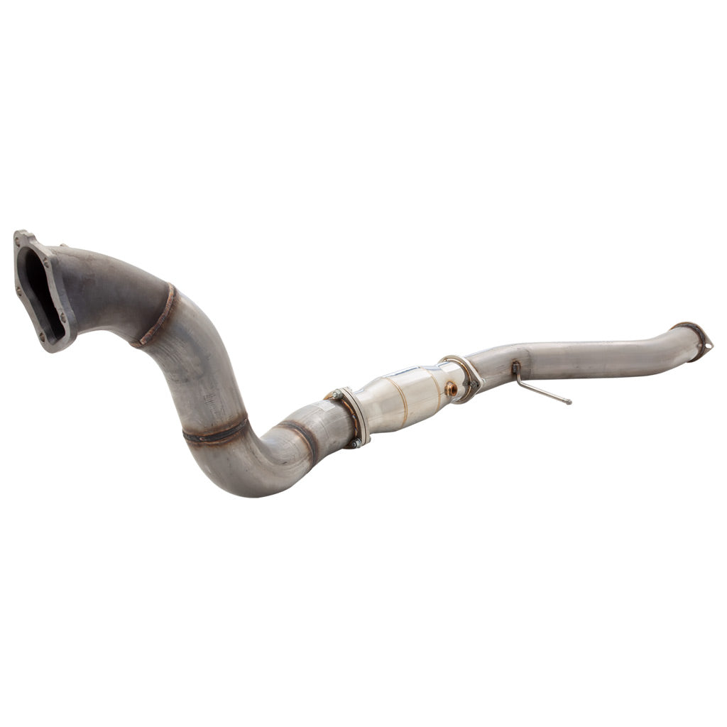 Ford Falcon BA-BF XR6-Turbo Sedan 4" Dump Pipe, Metallic Cat, 3.5" Turbo-Back System - Raw Finish 409 S/S
