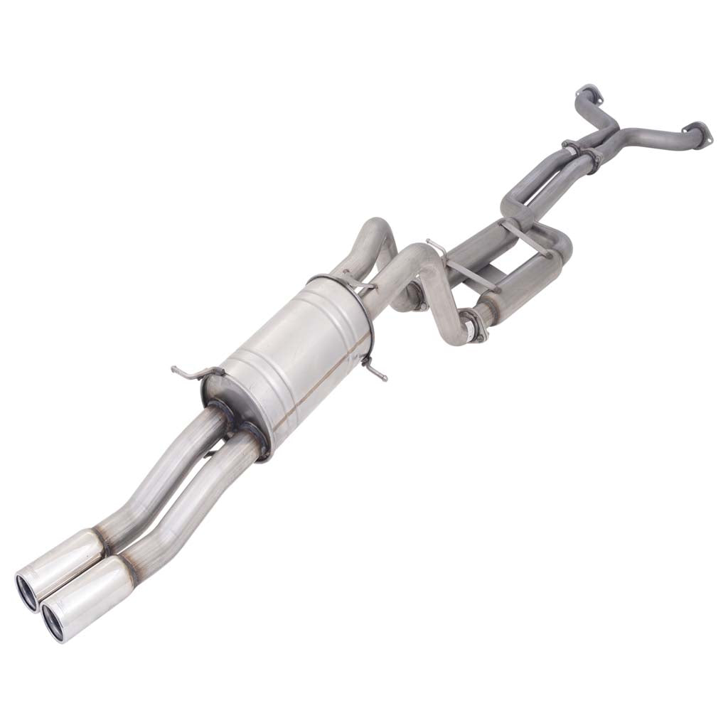 BA BF Falcon V8 Ute Twin 2.5Inch Raw 409 Cat Back Exhaust System