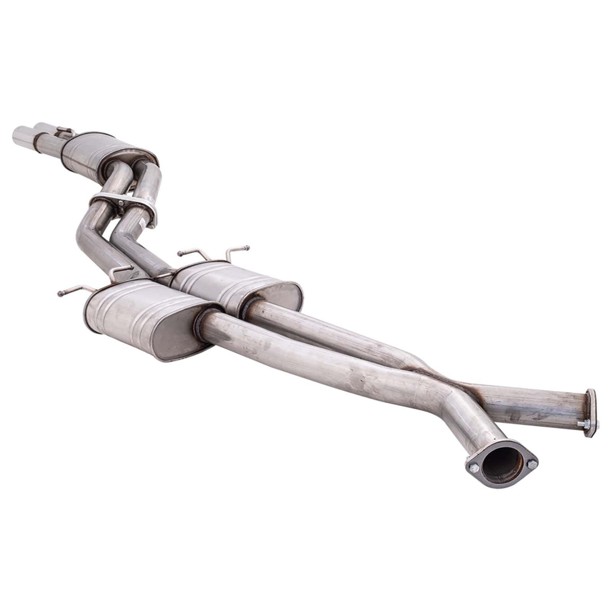 Holden Commodore VT-VZ V8 Ute Twin 3" Cat-Back System - Raw Finish 409 S/S **** Special Order Item ****