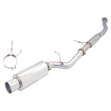 Nissan 180SX S13 XFORCE 3 Inch Catback Exhaust With Angle-Out Cannon - Raw 409