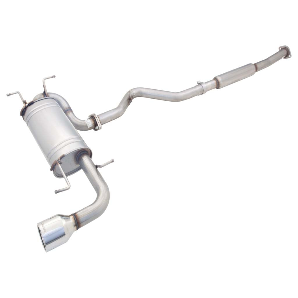Subaru Impreza Raw 409 Stainless Cat Back System with Single Tip