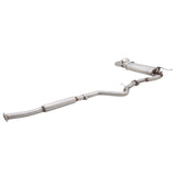 Subaru Impreza Raw 409 Stainless Cat Back System with Single Tip