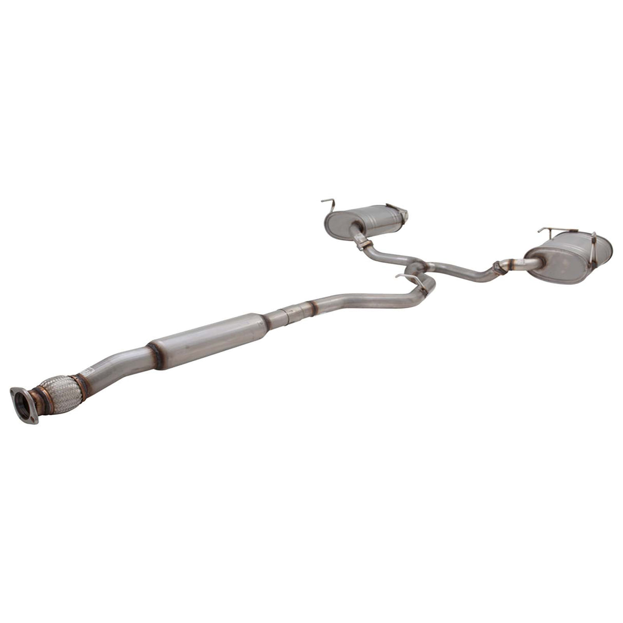 Subaru Impreza N/A Sedan 2008-12/2011 Raw 409 Stainless Steel Cat-Back System With Single Tip Each Side