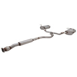 Subaru Impreza N/A Sedan 2008-12/2011 Raw 409 Stainless Steel Cat-Back System With Single Tip Each Side