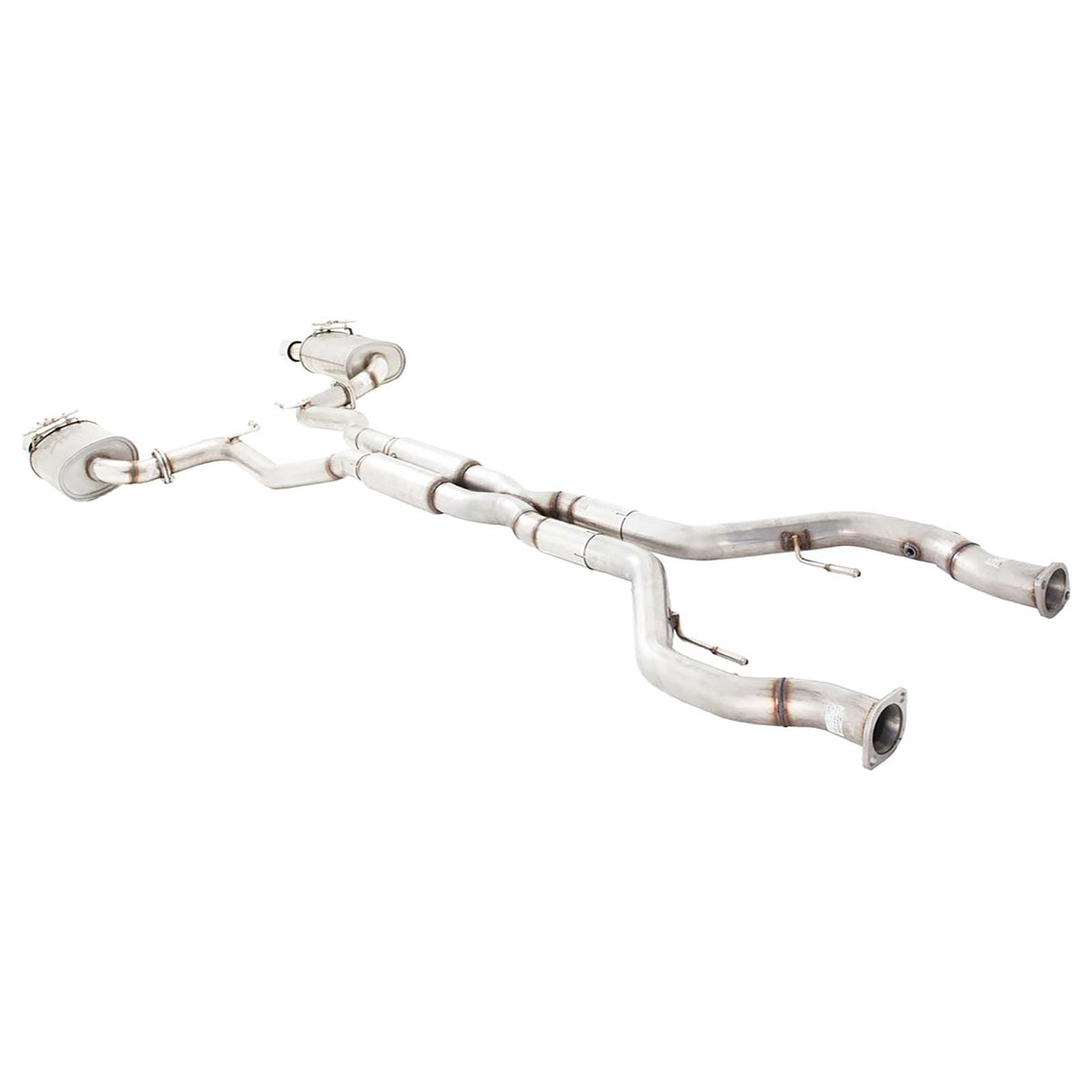 Holden Commodore VE VF Sedan XFORCE Twin 3" Catback Exhaust - Raw Finish 409 **** Special Order Item ****