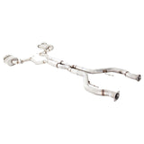 Holden Commodore VE VF Sedan XFORCE Twin 3" Catback Exhaust - Raw Finish 409 **** Special Order Item ****