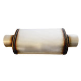 8" X 5" STAINLESS OVAL - 14" LONG C/C 3 1/2" GLASS PACKED WELDED