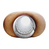 8" X 5" STAINLESS OVAL - 14" LONG C/C 3 1/2" GLASS PACKED WELDED