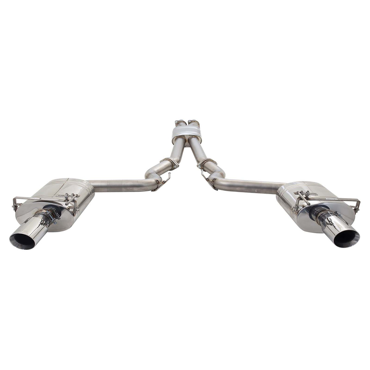 Ford S550 Mustang GT V8 Performance Cat Back System with Oval Rears