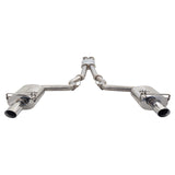 Ford S550 Mustang GT V8 Performance Cat Back System with Oval Rears