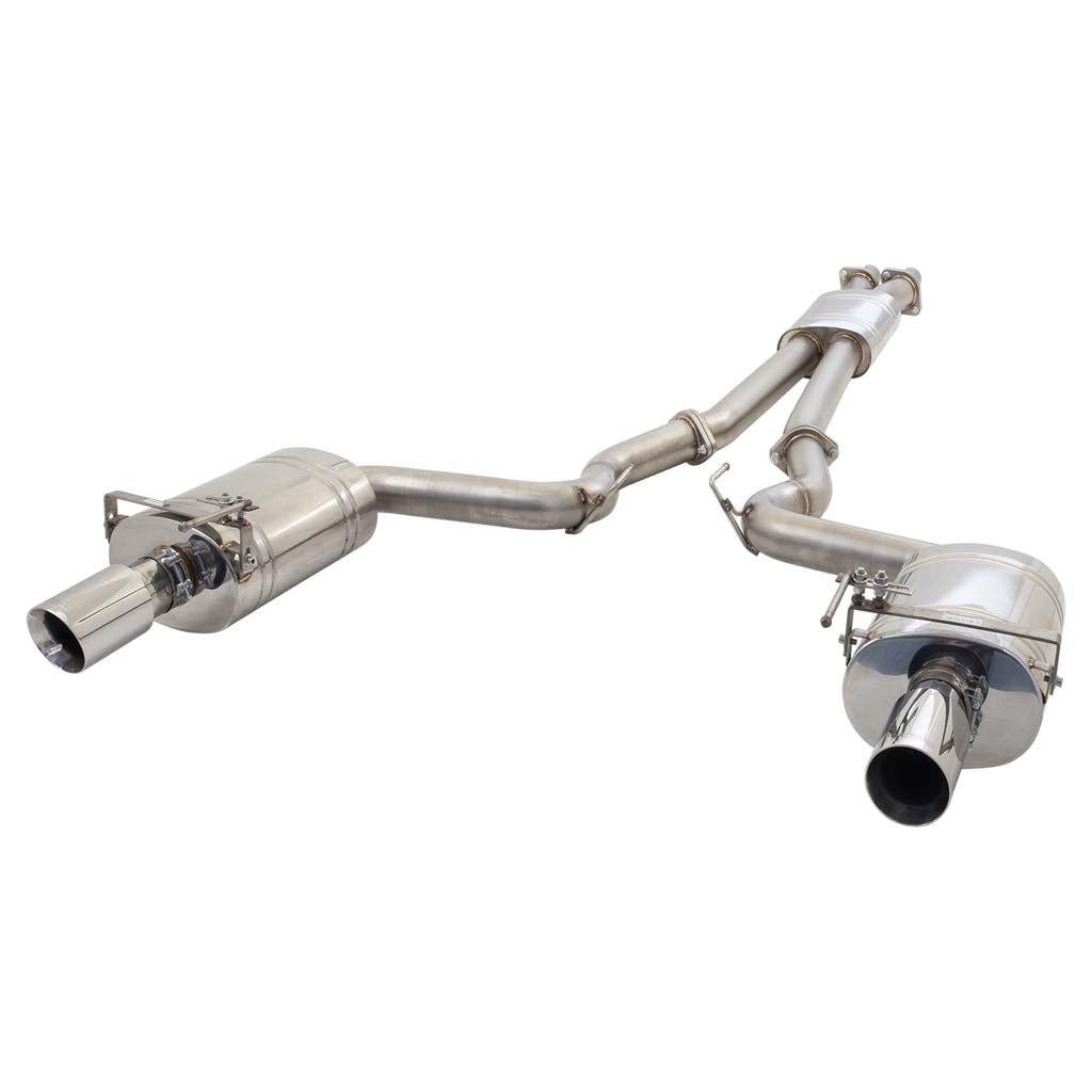 Ford S550 Mustang GT V8 Performance Cat Back System with Oval Rears