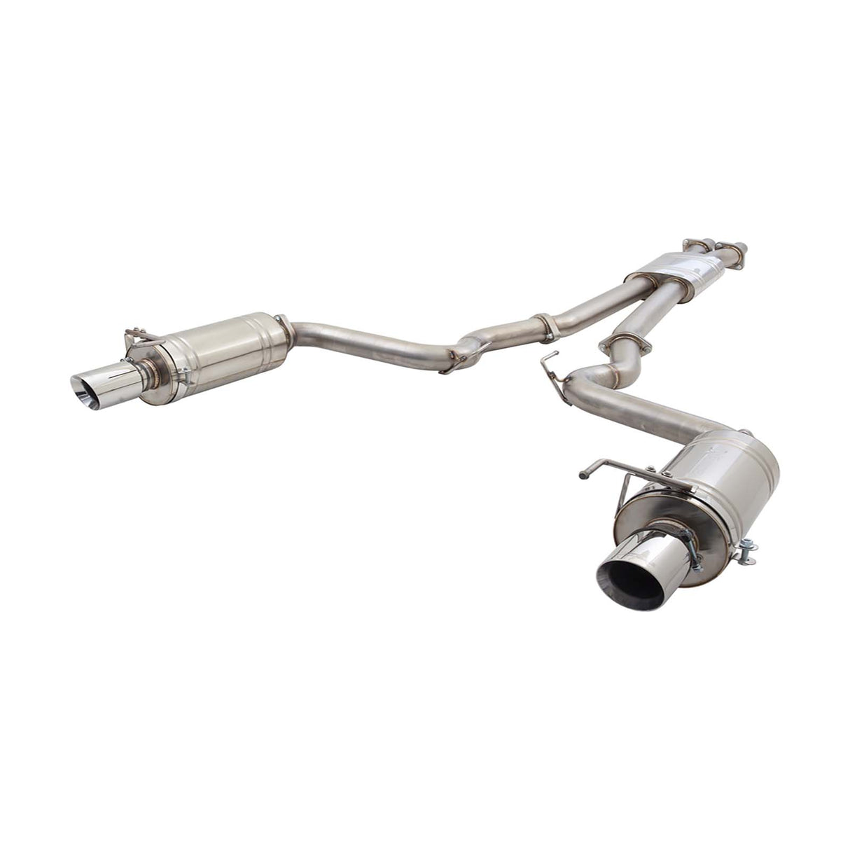 Ford S550 Mustang GT V8 Cat Back System Stainless (DOES NOT FIT CONVERTIBLE)