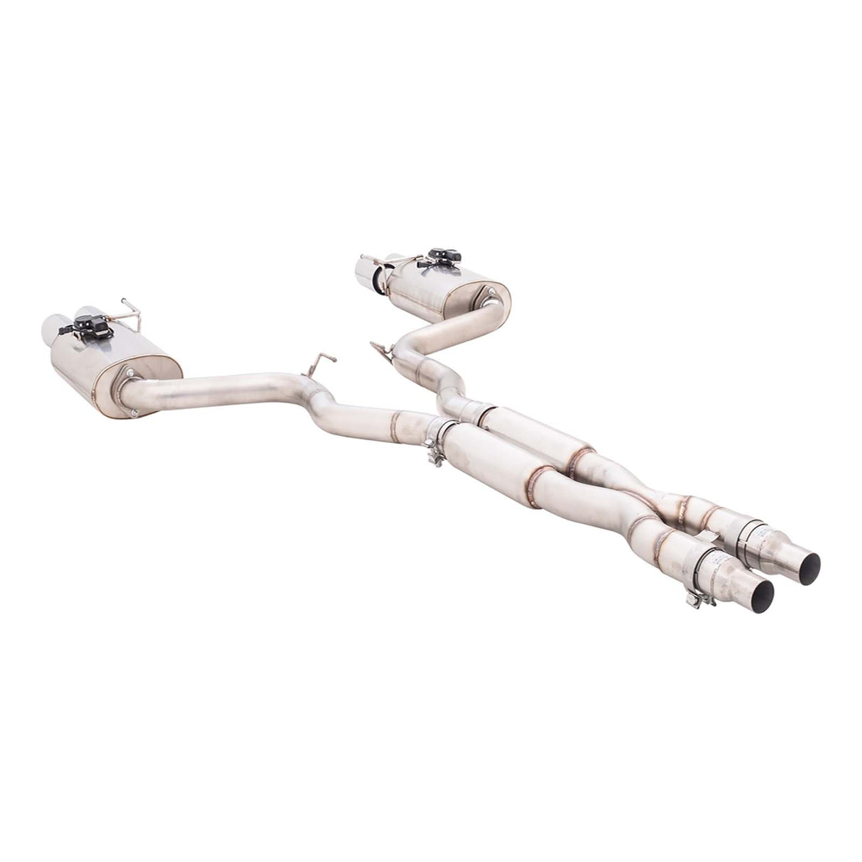 Ford Mustang 2018 Coupe Cat Back System Stainless Steel With Varex Oval Rear & Quad tips **** Special Order Item ****