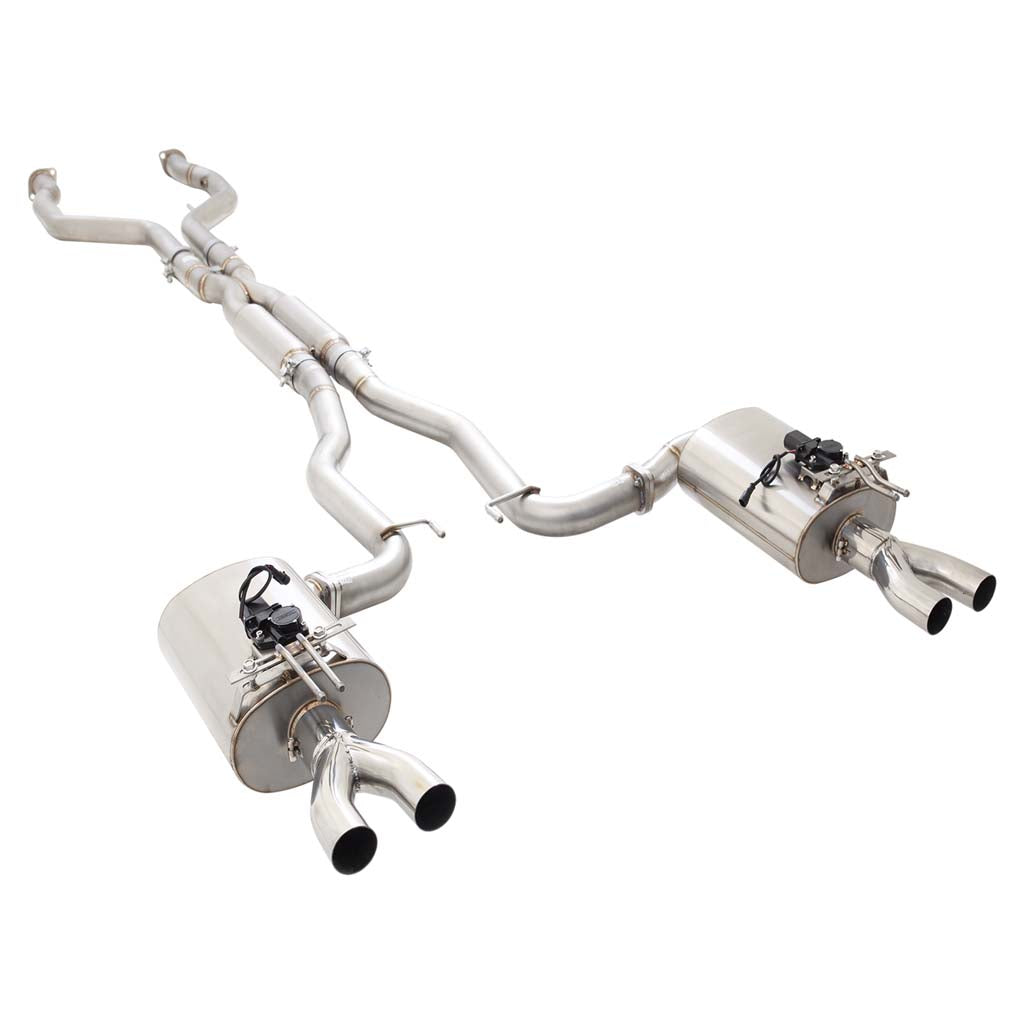 HSV Maloo 304 Stainless Steel Twin 3inch Varex Valved Cat Back Exhaust