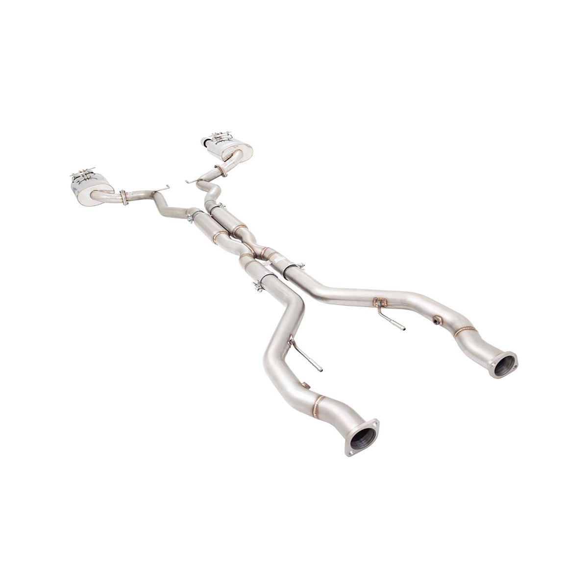Holden Commodore VE-VF Ute Twin 2.5" Cat-back System (Slip-Joint) - Polished S/S **** Special Order Item ****