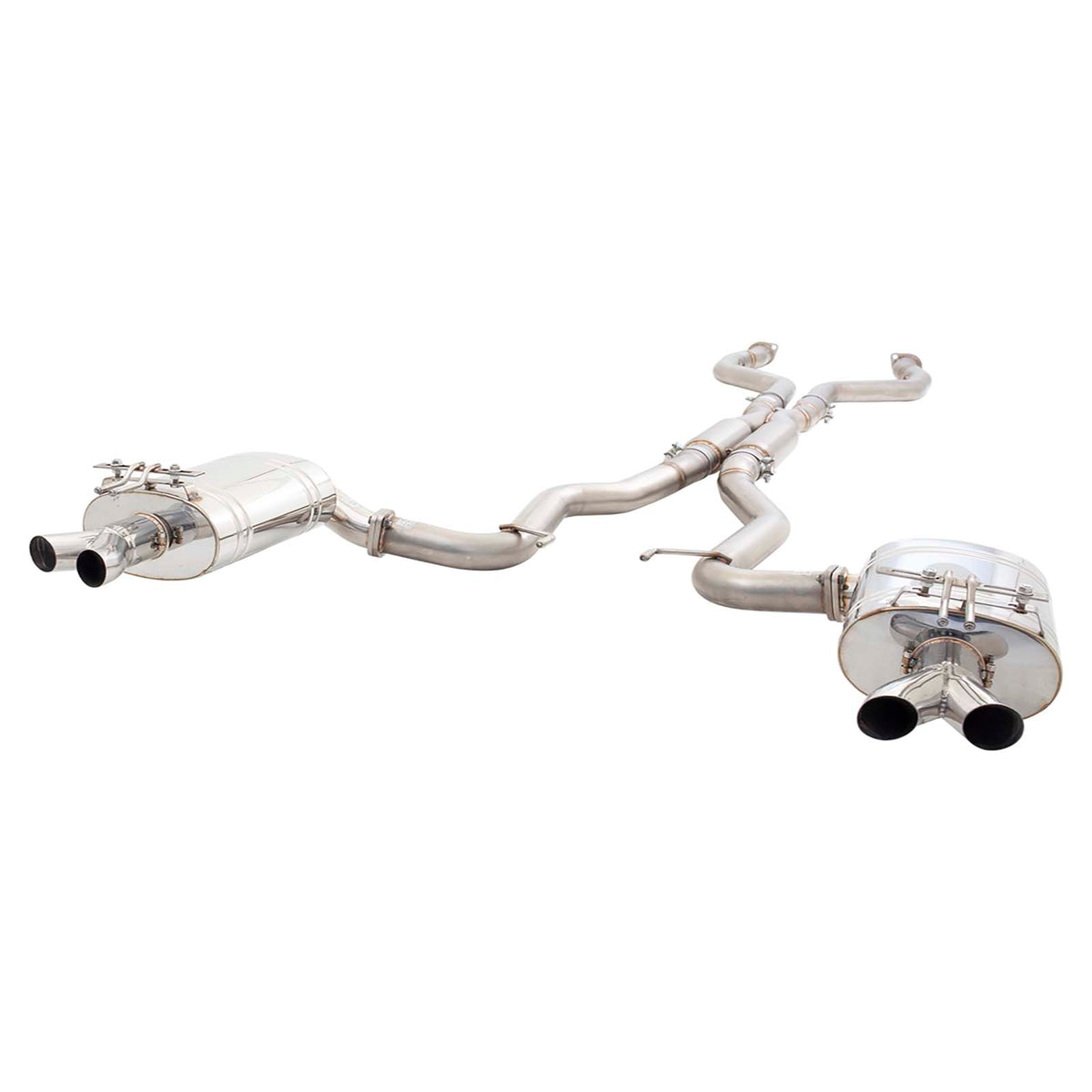 HSV VF Sedan & Wagon 304 Stainless Steel Twin 3" Cat Back System **** Special Order Item ****