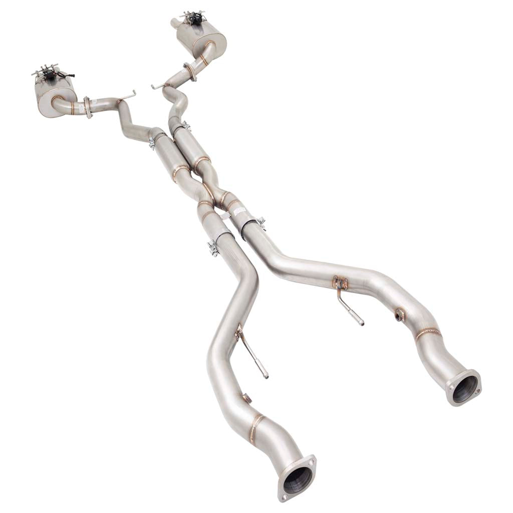 HSV VF Sedan and Wagon 304 Stainless Steel Twin 3Inch Varex Valved Cat Back System